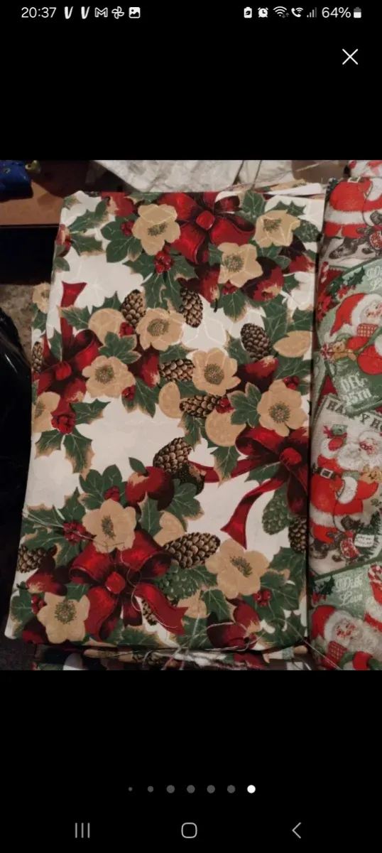 Gonna Camilla Ovale 150x90, tovaglie natalizie