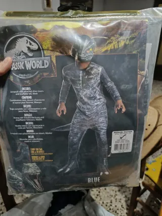 Disfraz Velociraptor Jurassic World Talla 5-7años