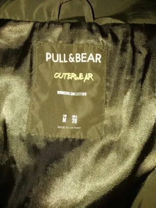 Chaqueta verde oliva acolchada