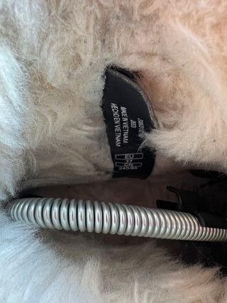 Botas Zara azul ante con pelo T.37