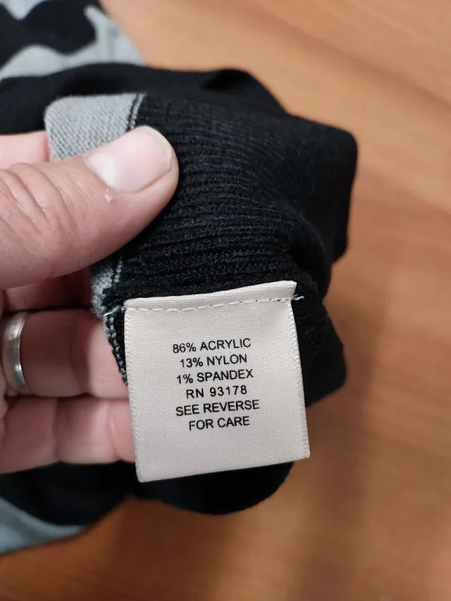 Jersey largo cuello alto rayas mujer