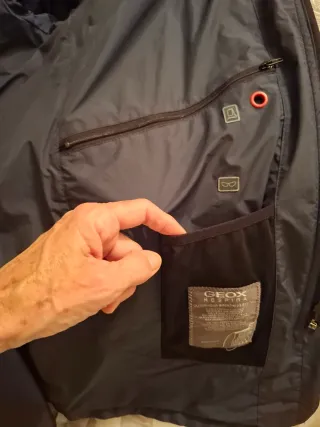 Chaqueta Parka Geox Talla 54 Impermeable