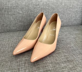 Zapatos Christian Louboutin Nude Talla 38