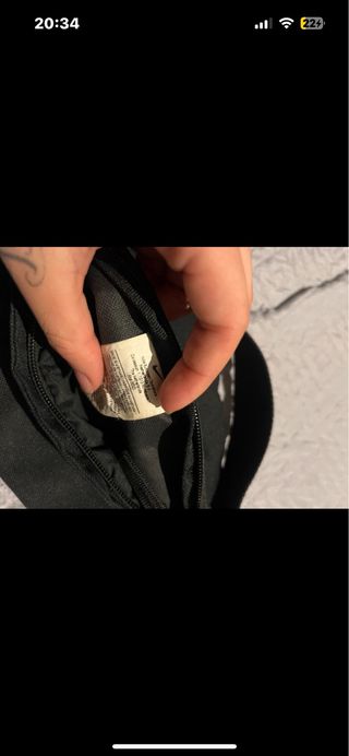 Borsa a tracolla Nike nera