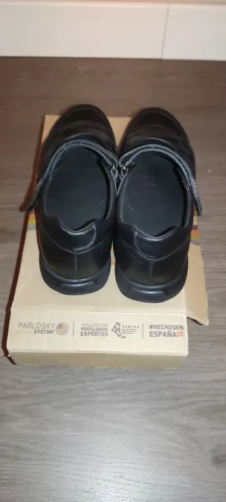 Zapatos Pablosky colegiales Negros Niña