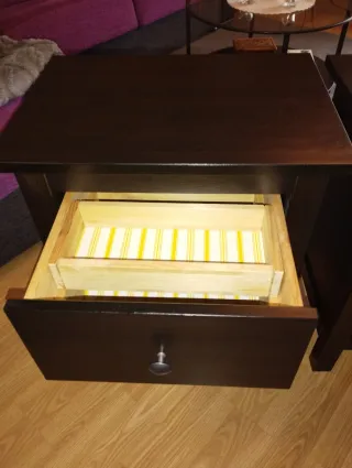 Mesitas de noche Ikea HEMNES (2 unidades)