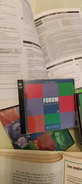 Libros y CDs en francés