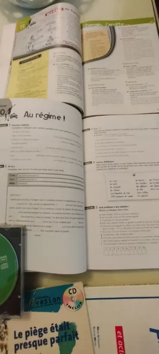 Libros y CDs en francés