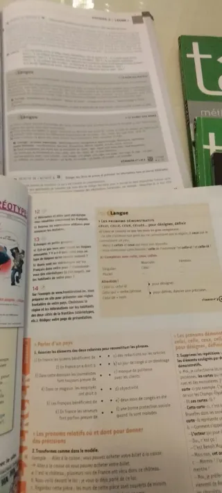 Libros y CDs en francés