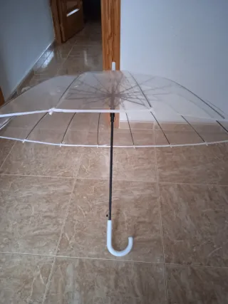 Paraguas transparente 1uso