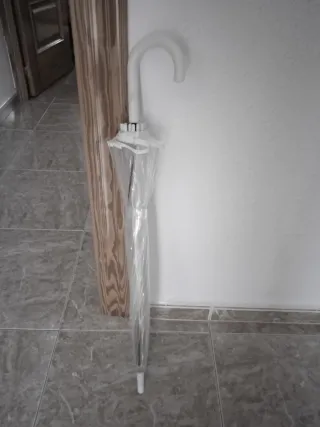 Paraguas transparente 1uso