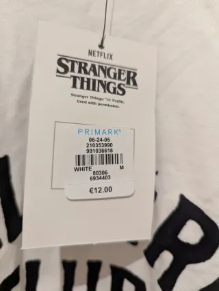 Camiseta Stranger Things Talla M