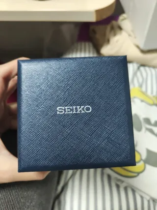 Reloj Seiko 5 Automático Azul y Plateado