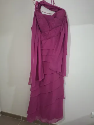 Vestido de fiesta rosa/morado