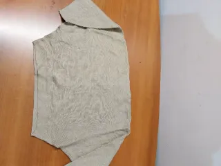 Jersey Zara Ancho Corto Mujer Beige Talla Única