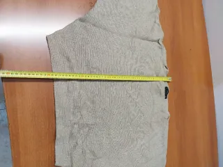 Jersey Zara Ancho Corto Mujer Beige Talla Única