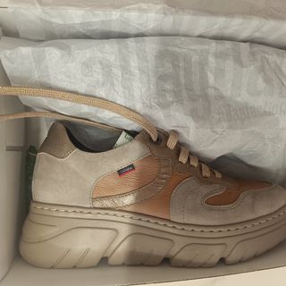 Zapatos Callaghan Beige y Dorado Mujer