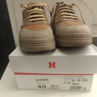 Zapatos Callaghan Beige y Dorado Mujer