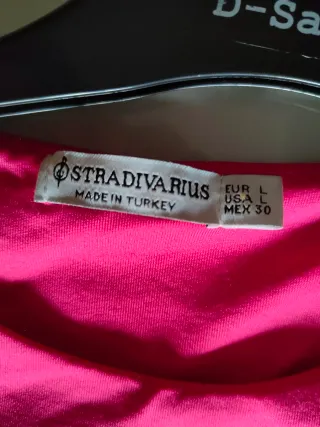 Body elástico rosa talla única