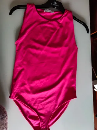 Body elástico rosa talla única