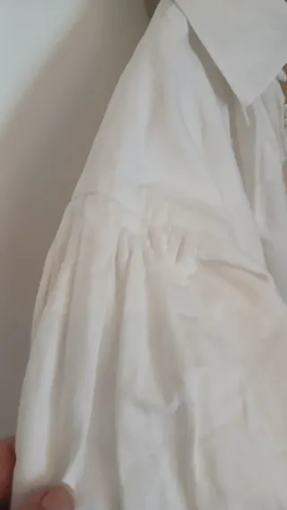 Camisa fallero blanca hecha a mano