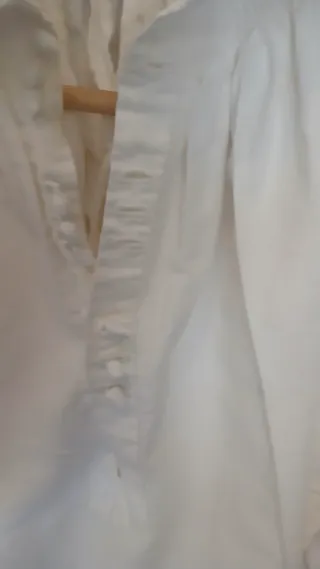 Camisa fallero blanca hecha a mano