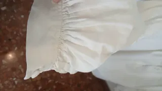 Camisa fallero blanca hecha a mano