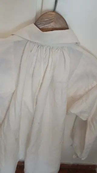 Camisa fallero blanca hecha a mano