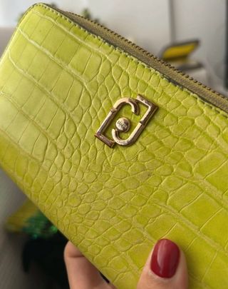 Portafoglio Liu Jo Verde Coccodrillo