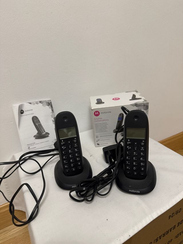Pack 2 Teléfonos Inalámbricos Motorola