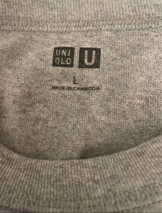 3 Camisetas Uniqlo Talla L Manga Corta