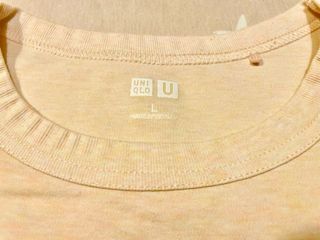 3 Camisetas Uniqlo Talla L Manga Corta