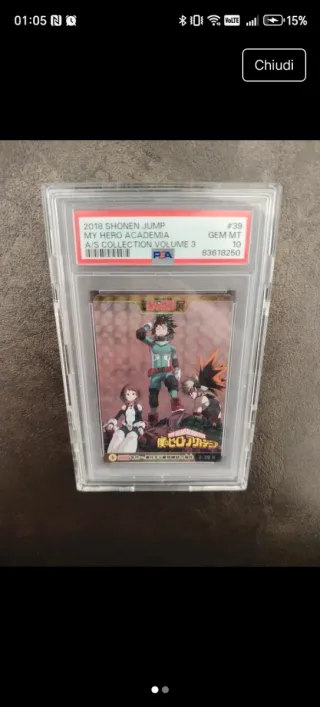 My Hero Academia Shonen Jump PSA 10
