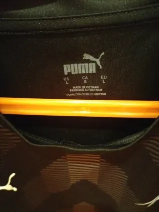 Camiseta deportiva Puma negra Talla L