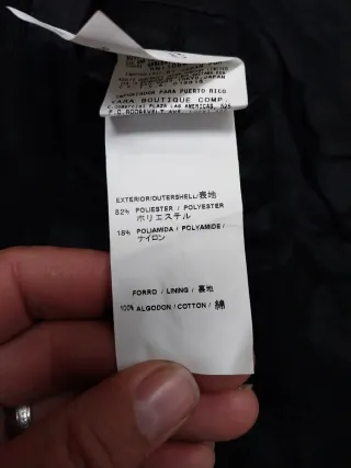 Americana Adolfo Dominguez Negra Talla M