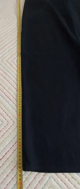 Falda Larga Zara Azul Marino Talla L