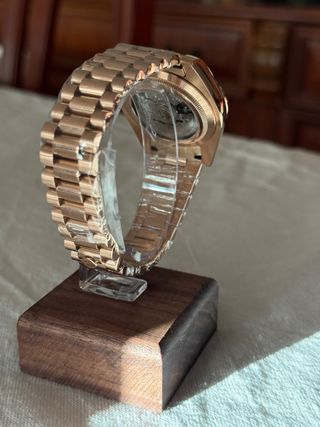 Seiko MOD Datejust Oro Rosa Esfera Verde pistacho