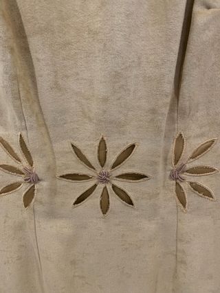 Vestido Antelina Beige con Flores