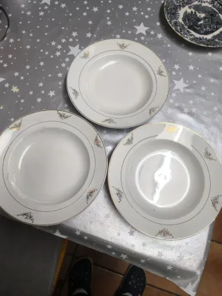 3 piatti antichi San Claudio Oviedo