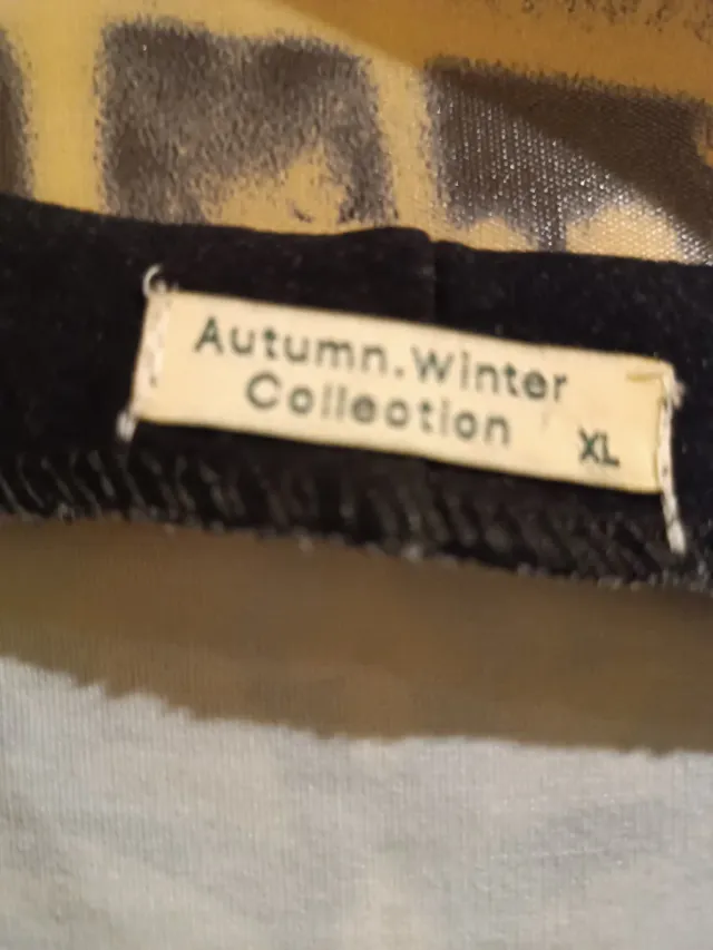 Vestido Otoño Invierno Negro y Turquesa