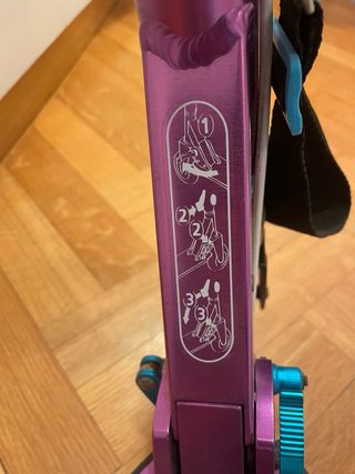 Patinete Oxelo Morado