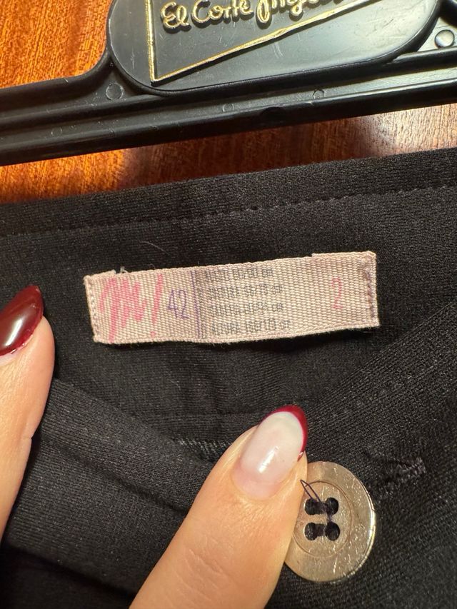 Pantalones cortos negros Short tiro bajo