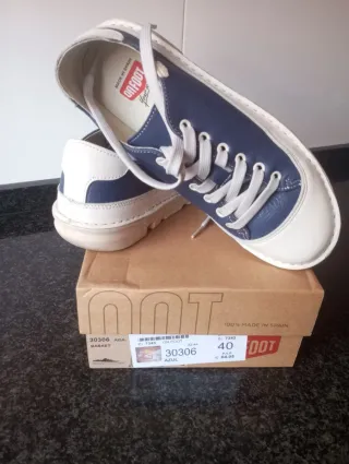 Zapatos ON FOOT Basket Azul/Blanco Talla 40