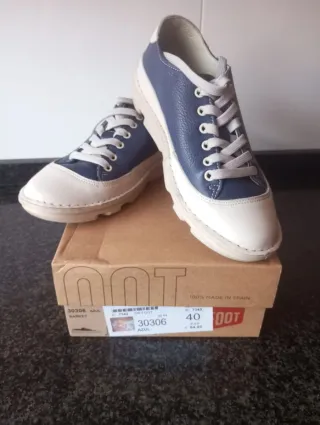 Zapatos ON FOOT Basket Azul/Blanco Talla 40