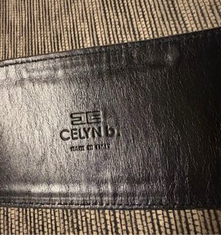 Cintura alta Celyn B pelle lucida nera