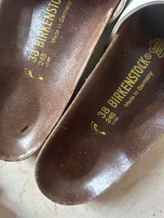 Birkenstock Talla 38 Blancas