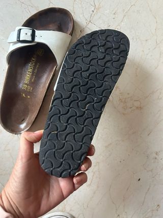Birkenstock Talla 38 Blancas