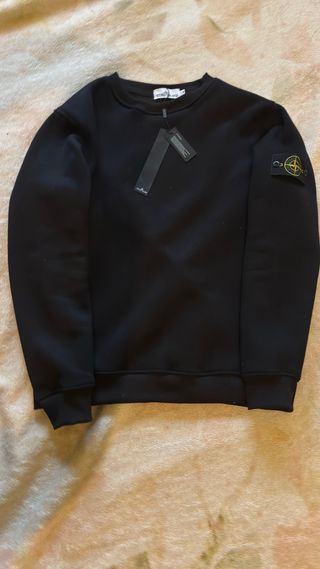 Sudadera Stone Island Negra Talla M Nueva