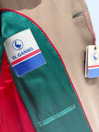 Americana El Ganso Beige Nueva Talla M (50)