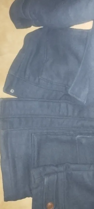 Parka Trenca Clásica Negra